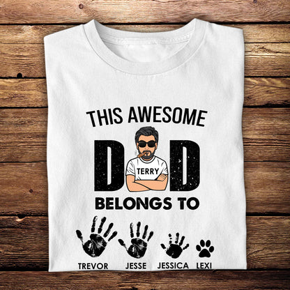 Awesome Dad Belongs To Kids Custom Apparel Gift For Father banner1_4f334ec3-6794-4bc8-876e-d4eddf07de6e.jpg