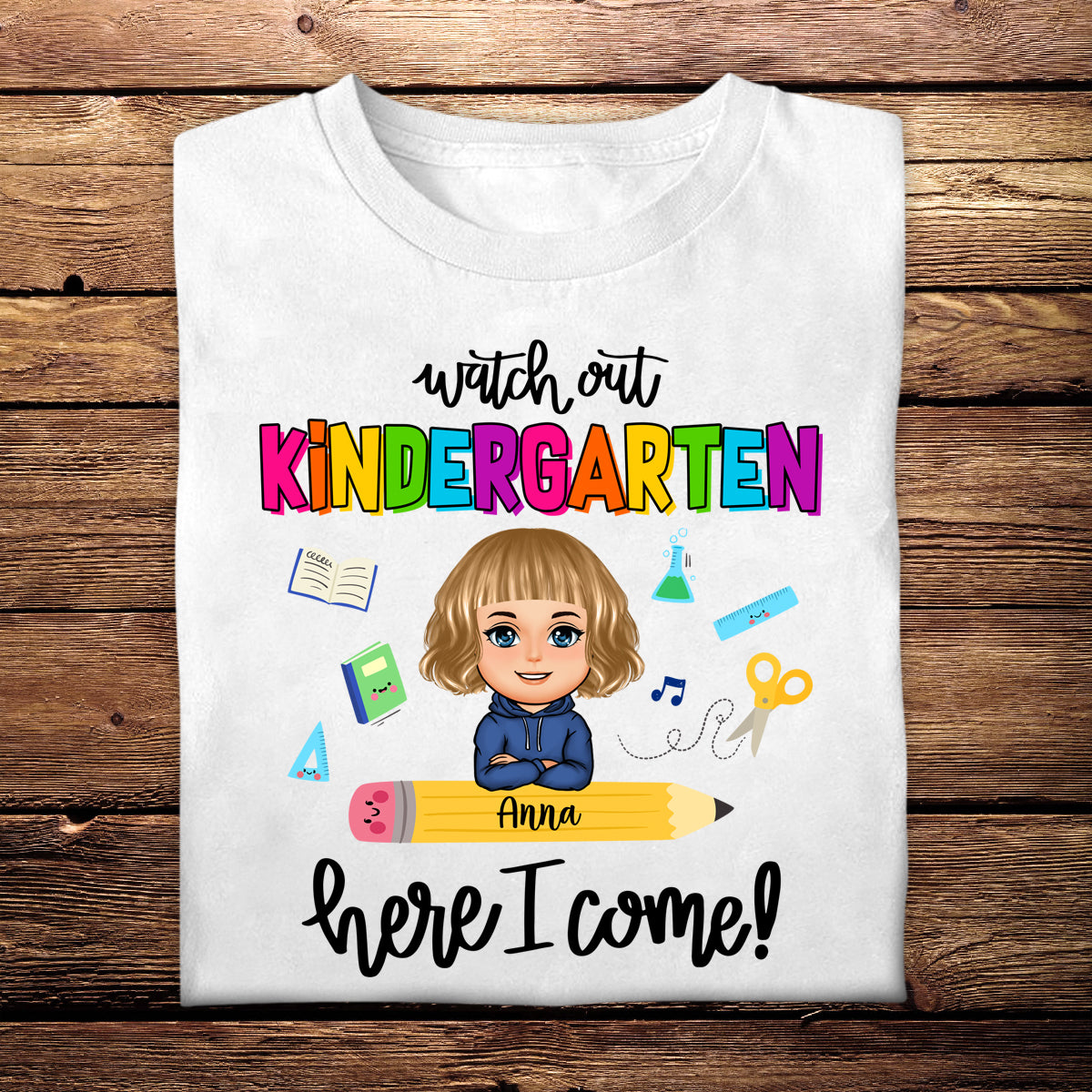 Watch Out School Here I Come - Personalized Apparel - Back To School, Gift For Daughter, Son banner1_8244c41b-06e1-4254-aee2-917b3ca61bfa.jpg