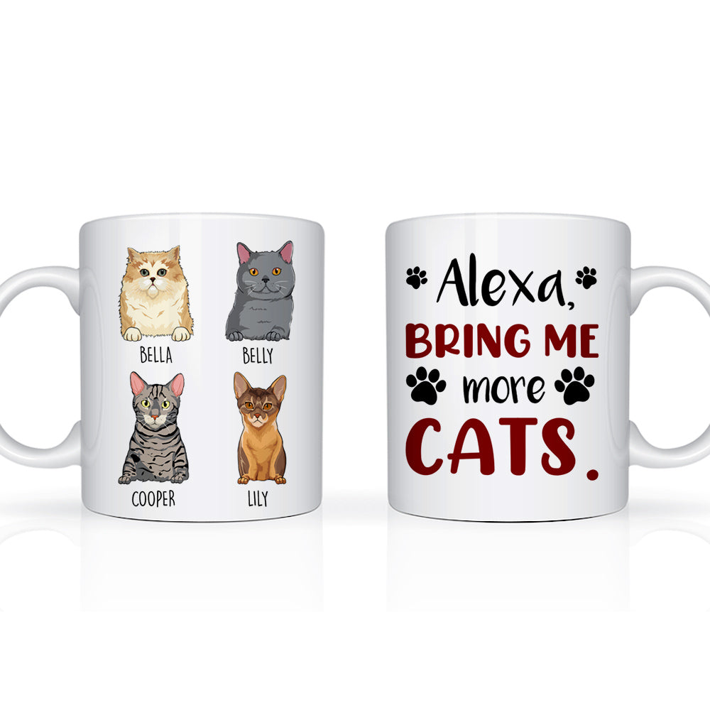 Good Morning Human Servant Your Tiny Furry Overlords - Personalized Edge To Edge Mug - Gift For Cat Mom banner1_91bae18d-606a-4112-ab4f-d3c94ed8cf38.jpg