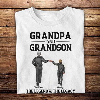 Grandpa Grandson The Legend The Legacy Apparel Gift For Grandfather banner1_95594cd5-0cbf-4112-b2a5-a80ba2b5c5a1.jpg