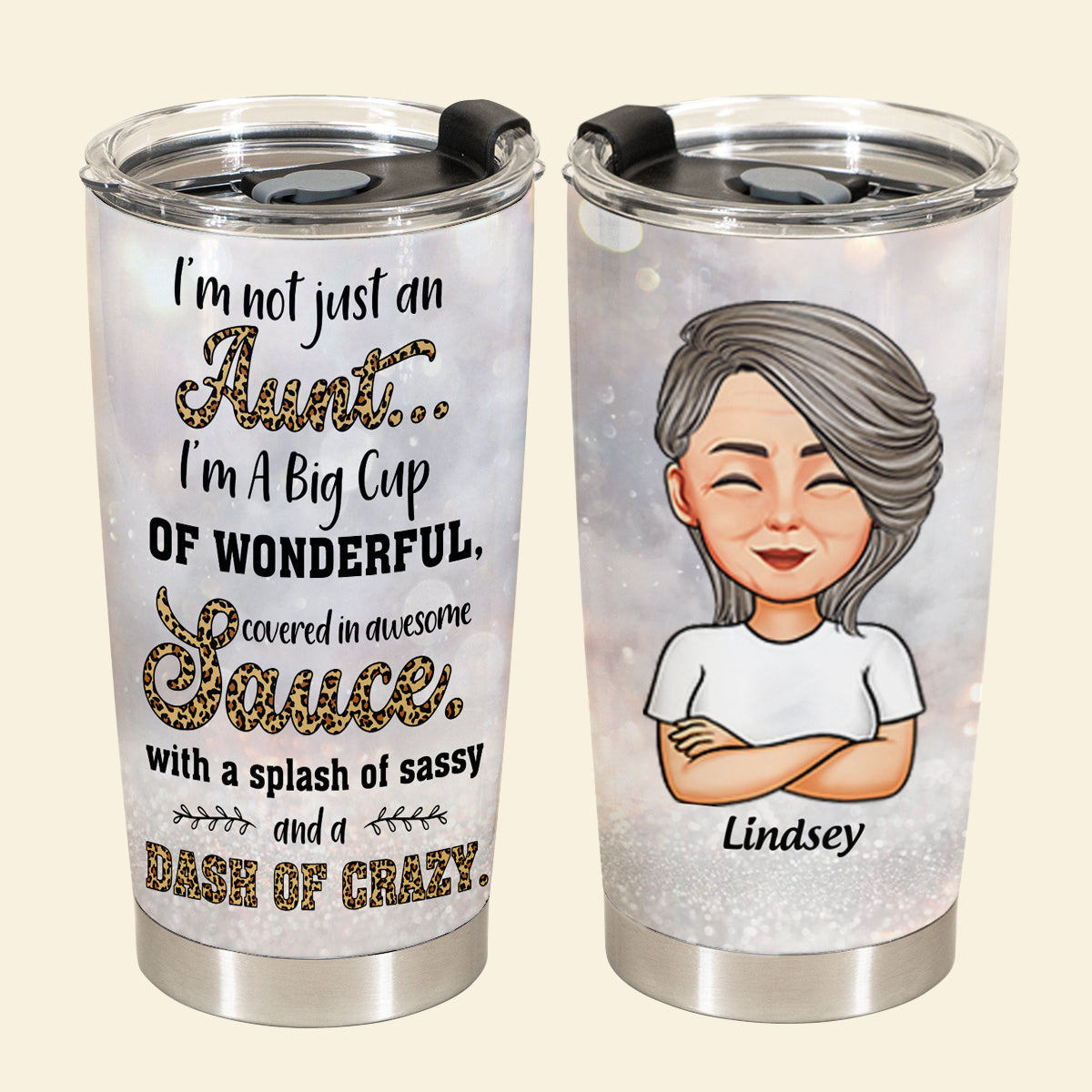 I'm Not Just An Aunt - Personalized Tumbler - Gift For Aunts, Birthday Gift banner1_9de0dc3f-ecb2-4933-9464-294c38137550.jpg