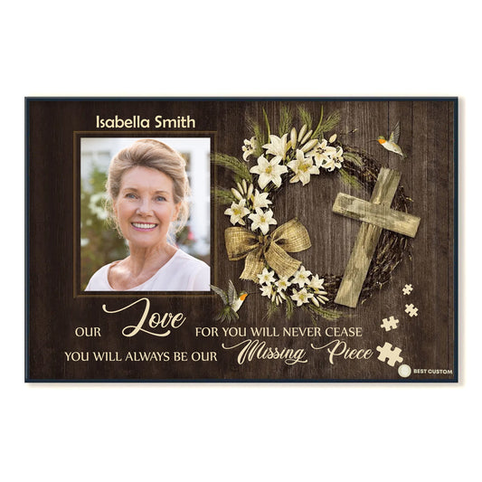 Always Be Our Missing Piece Personalized Canvas Memorial banner1_b1eee55b-bb62-4bd9-a920-2f511fe4648a.jpg