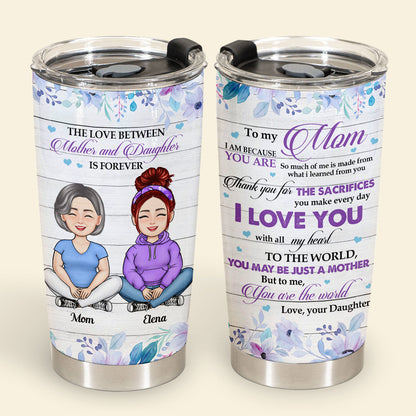 To My Mom, Love You With All My Heart - Personalized Tumbler - Gift For Mom, Mother's Day, Birthday, Loving Gift banner1_b84aa0a7-65a0-430d-934a-6ab3391c1451.jpg