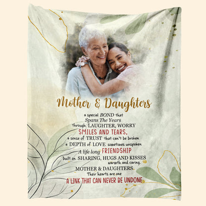 Mother And Daughter, A Life Long Friendship - Personalized Blanket - Mother's Day Gift For Mom, Mother, Mama banner1_e1816a75-0453-45fe-b741-850c06279081.jpg
