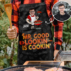 Custom Photo Mr. Good Lookin' Is Cookin' - Personalized Apron banner1_e31f3fd5-2337-4c95-80eb-d92c3e8b968a.jpg