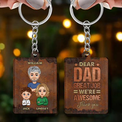 Dear Dad Great Job - Personalized Acrylic Keychain - Gift For Father, Grandpa banner1_ee75adf9-4bb3-4845-b30e-dfeeca8b4d5c.jpg