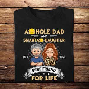 Dad & Daughter Best Friend For Life - Personalized Apparel - Gift For Father, Dad, Father's Day banner1fix.jpg