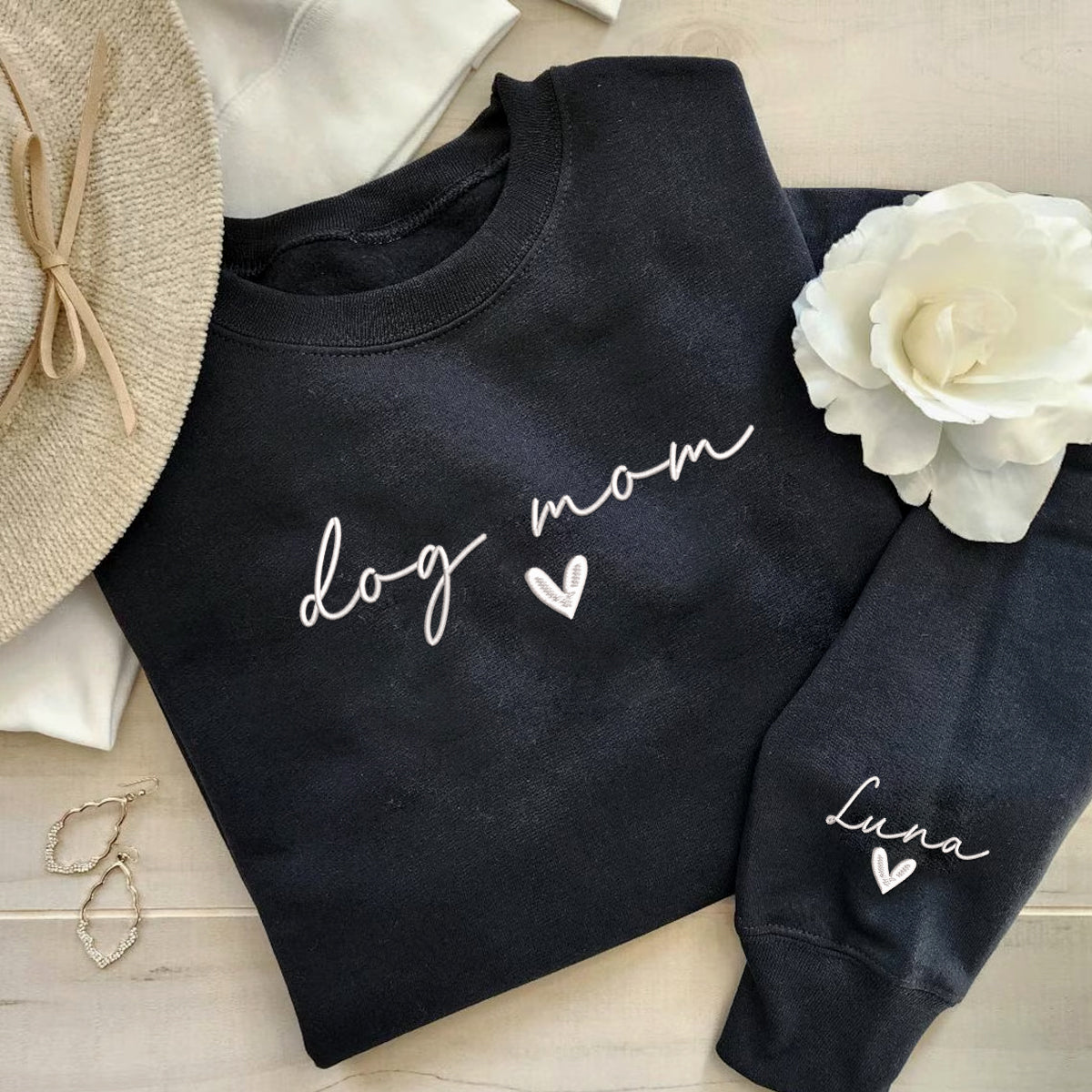 Dog Mom Embroidery Sweatshirts, Custom Dog Mom Shirt banner2.jpg
