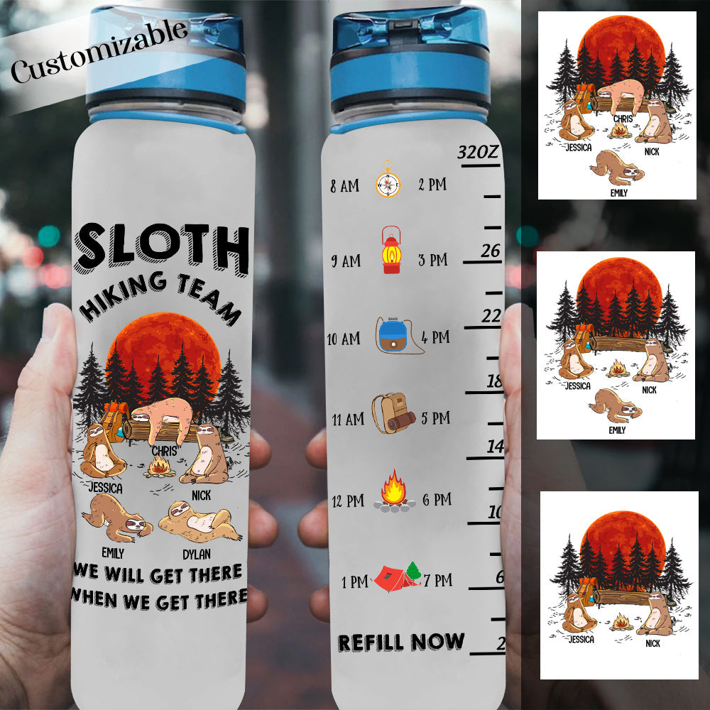 Sloth Hiking Team - Personalized Water Tracker Bottle - Hiking banner2_23ca39cc-5747-4abd-ae7c-ff77b32a9d41.jpg
