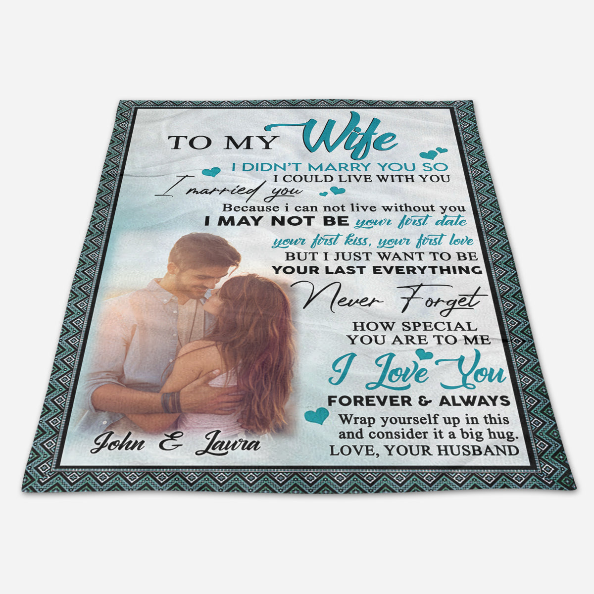 Gift For Wife Blanket, Wolf To My Wife Never Forget How Special You Are To Me Upload Photo banner2_272f7581-6c44-4f8e-b3f6-f6a3b4bc4b52.jpg