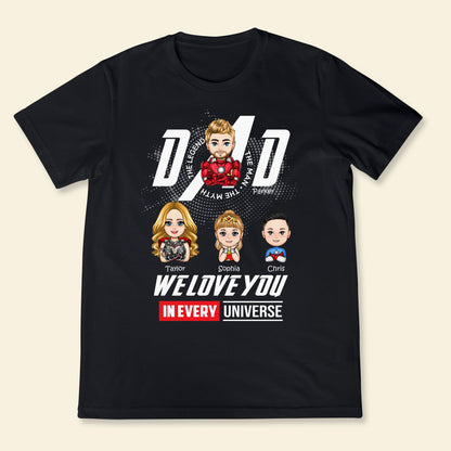 Dad I Love You In Every Universe - Personalized Apparel - Gift For Father, Dad, Father's Day banner2_44f75a27-56de-4c87-ae9c-b0832ceee25a.jpg