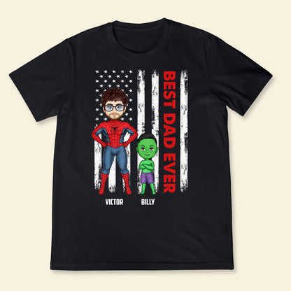 Best Dad Ever Superheroes - Personalized Apparel - Funny, Loving Gift For Dad, Father, Daddy, Father's Day banner2_5069a7e5-1570-4ba3-a622-83df91e01b07.jpg