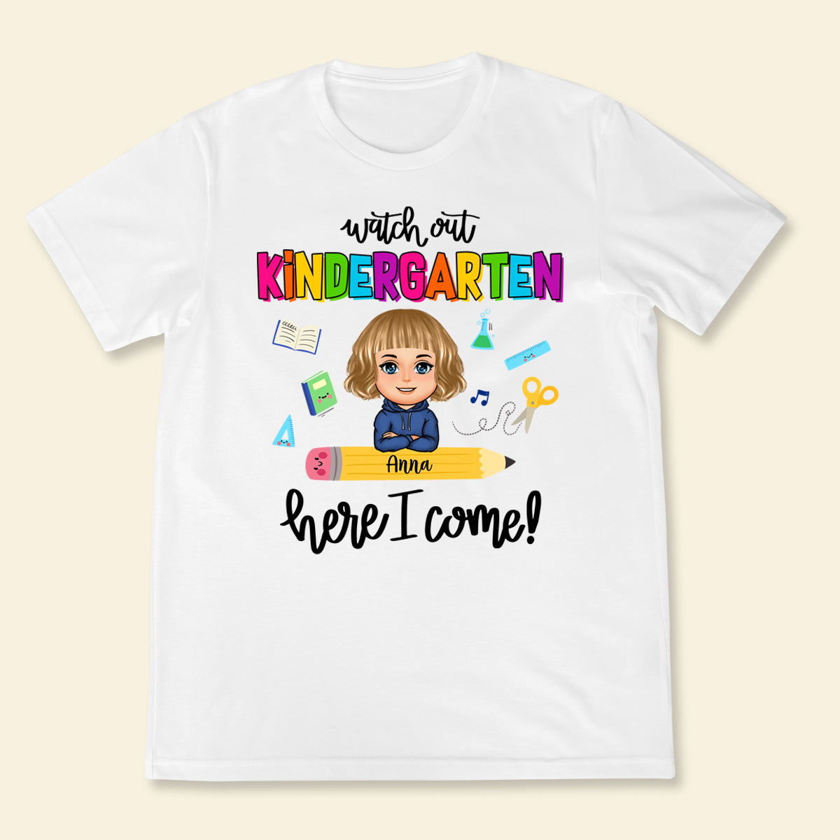 Watch Out School Here I Come - Personalized Apparel - Back To School, Gift For Daughter, Son banner2_5e966489-5850-4b8d-8516-dcd91e3808df.jpg