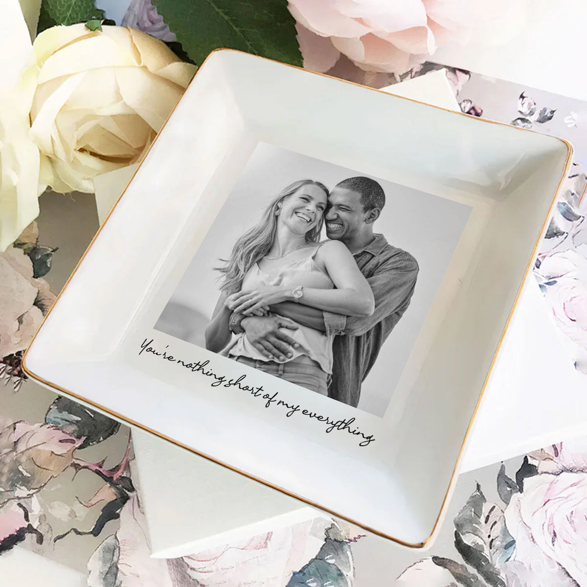 Personalized Photo Jewelry Dish