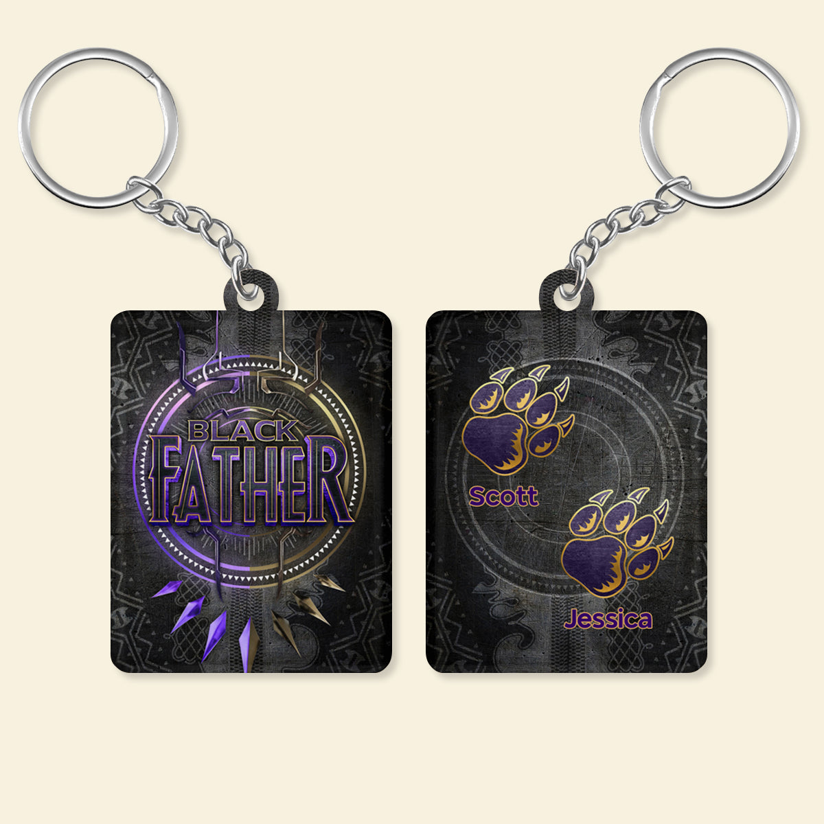 Panther Black Father - Personalized Acrylic Keychain - Gift For Father banner2_7ed4cb0e-e1a1-4733-b746-da9454c20ede.jpg