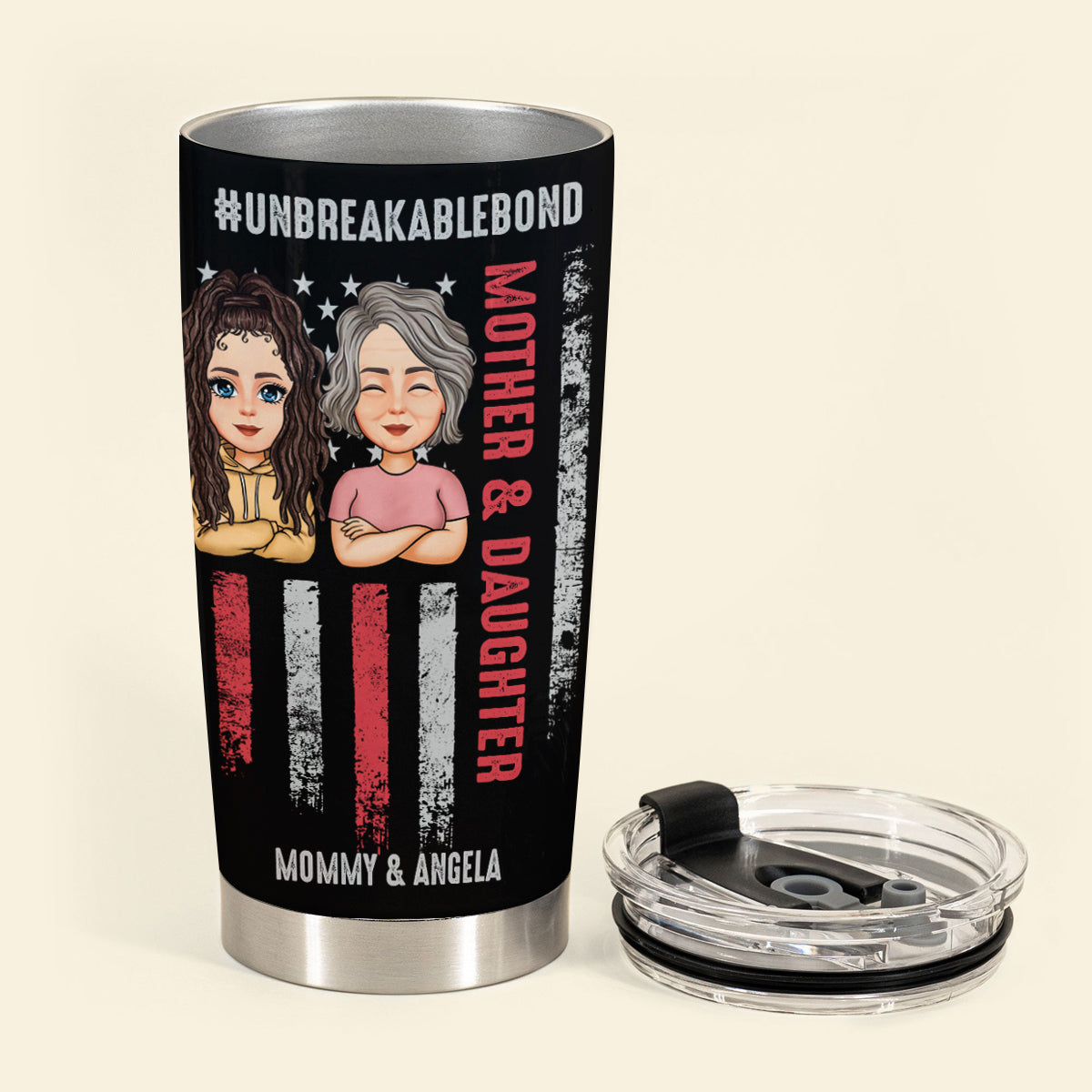 Unbreakablebond A Lucky Mom - Personalized Tumbler - Mother's Day, Loving, Birthday Gift For Mom, Mother, Mama banner2_af176597-0c80-4b8d-99ed-6618eda1918e.jpg