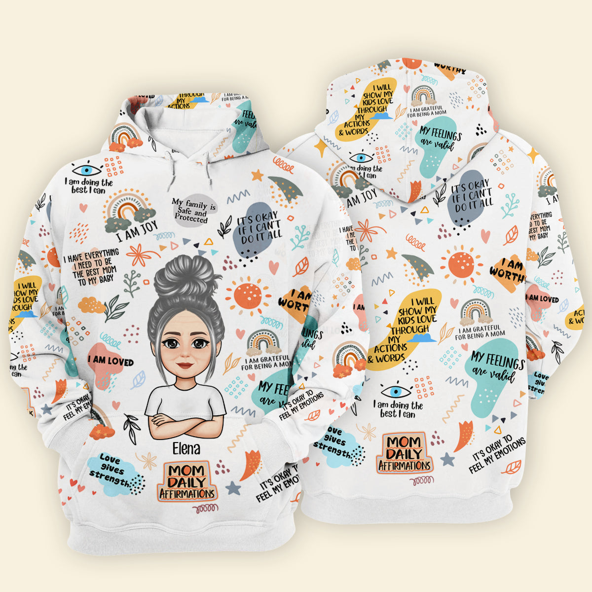 Mom Daily Affirmations - Personalized 3D All Over Print Shirt - Gift For Mom, Mother's Day banner2_bce1f181-e0e4-45c6-93ab-9a03a18b9210.jpg