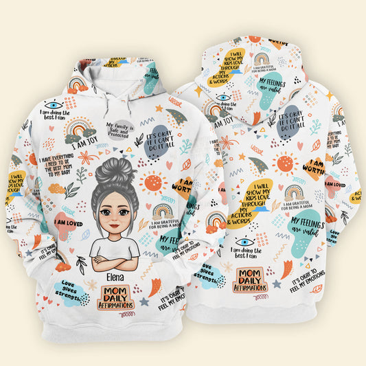 Mom Daily Affirmations - Personalized 3D All Over Print Shirt - Gift For Mom, Mother's Day banner2_bce1f181-e0e4-45c6-93ab-9a03a18b9210.jpg