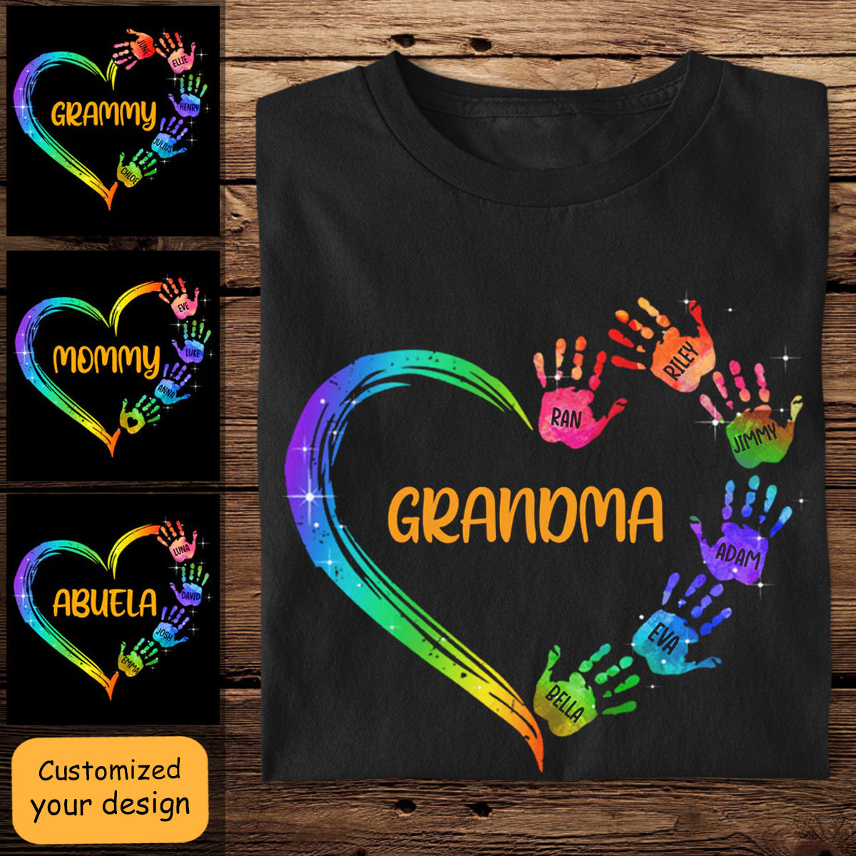 Grandma Heart Hand Prints - Personalized Apparel - Gift For Grandma banner2_c67fe967-646e-43b9-b133-f427971c9771.jpg
