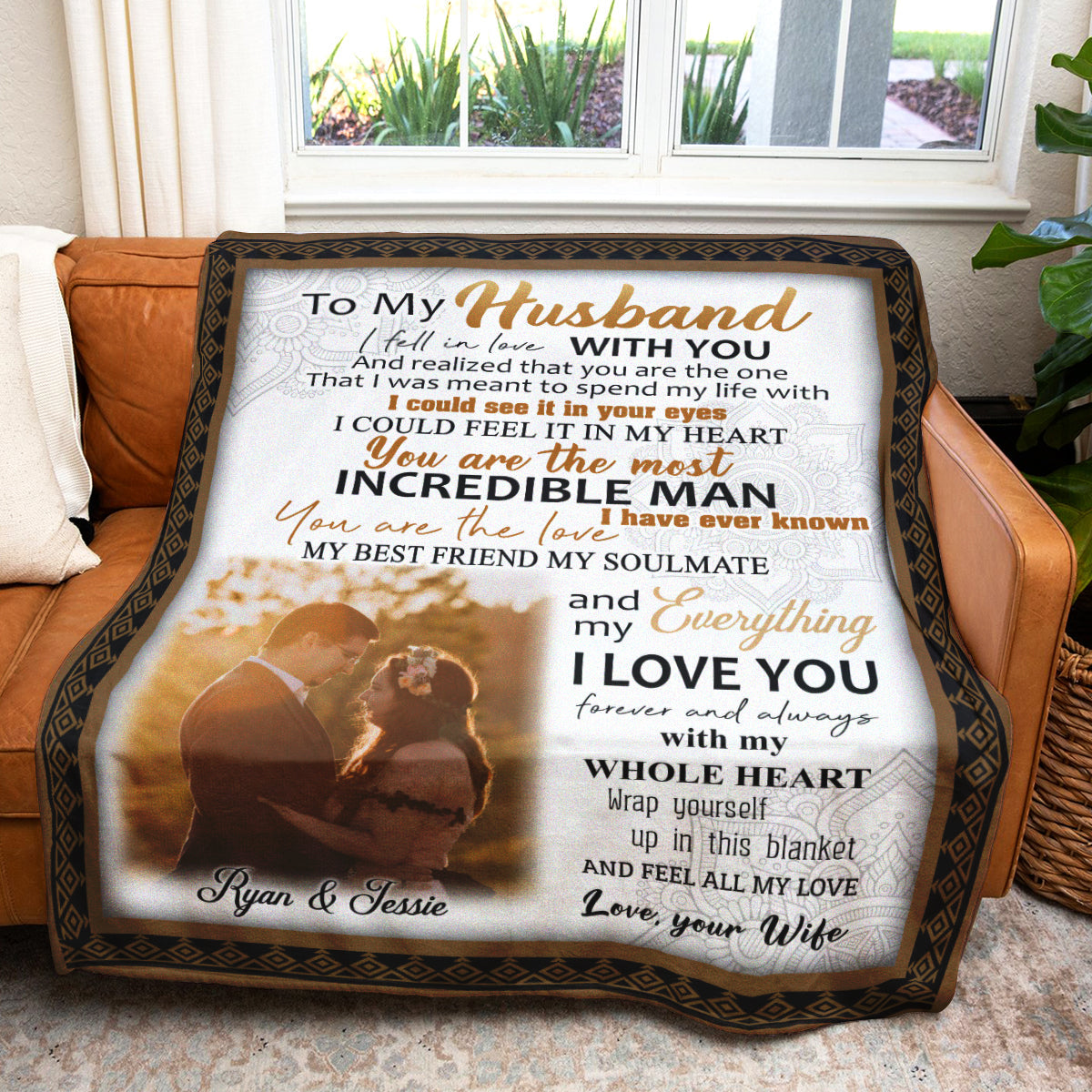 Best Valentine Gift For Husband, You Are The Most Incredible Man Upload Photo Blanket banner3_09d3317c-ec77-4183-86db-403058b335d4.jpg