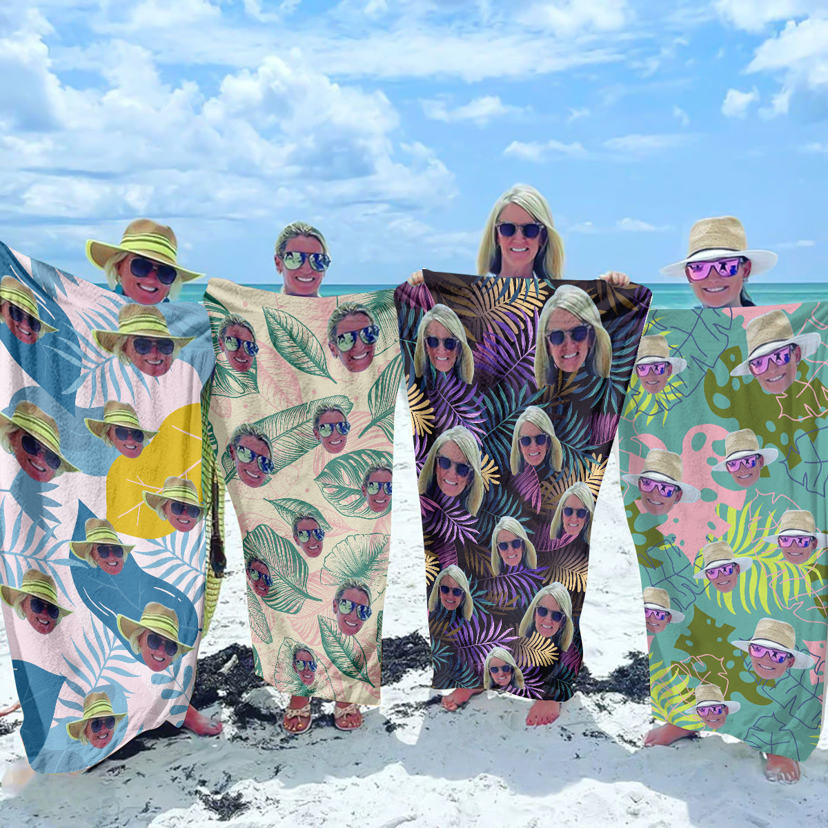 Custom Face - Personalized Beach Towel - Gift For Family Members, Friends, Summer Vacation banner3_1a2c133c-a295-4419-8c76-ec23348cc242.jpg