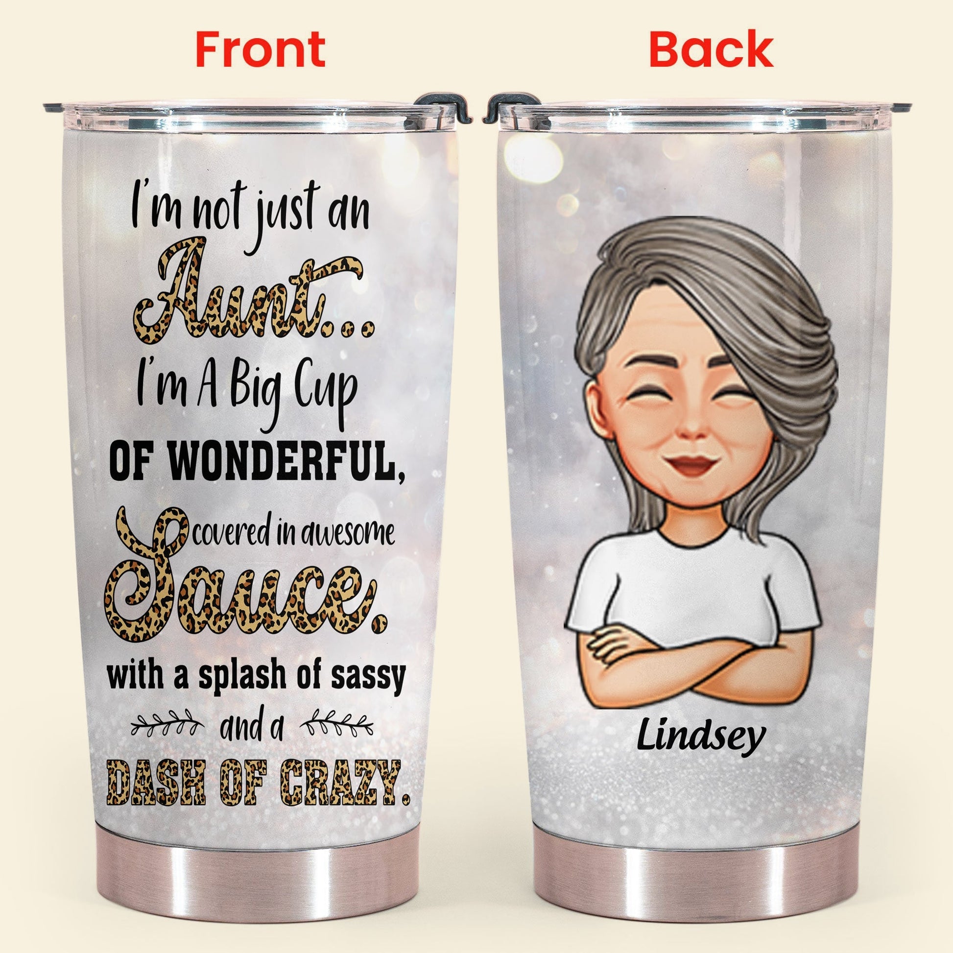 I'm Not Just An Aunt - Personalized Tumbler - Gift For Aunts, Birthday Gift banner3_37e368f9-c7f4-4b1e-a799-deb62f5bc5b1.jpg