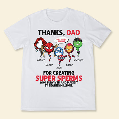 Thanks Dad Superheroes - Personalized Apparel - Gift For Father, Dad, Daddy, Father's Day banner3_40092a85-0ff7-42e4-a0e3-036db55fa6f1.jpg