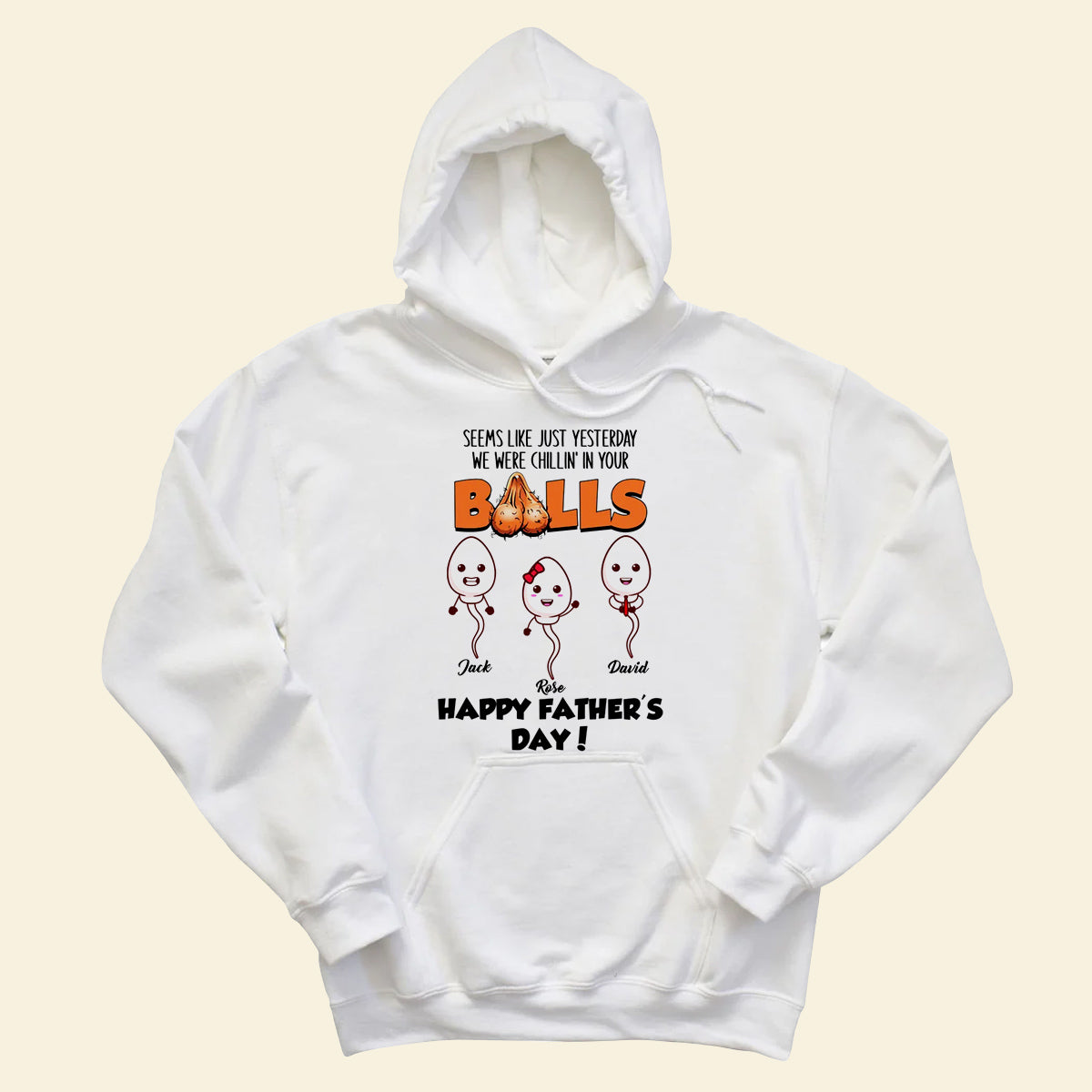 We Were Chillin' In Your Balls Personalized Apparel Gift For Father banner3_4a00c0fa-e61e-4e38-8c60-c47979e6f32b.jpg