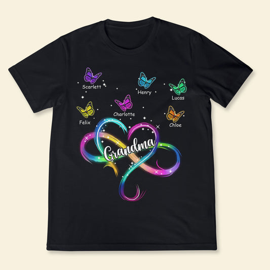 Infinity Heart Colorful Butterflies Grandma Mom - Personalized Apparel - Gift For Mom, Grandma banner3_6770c619-a6f1-41a7-bf42-4a19e7e9009c.jpg