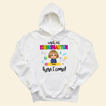 Watch Out School Here I Come - Personalized Apparel - Back To School, Gift For Daughter, Son banner3_8e997dff-1f7e-4491-8e1a-37af46474f70.jpg
