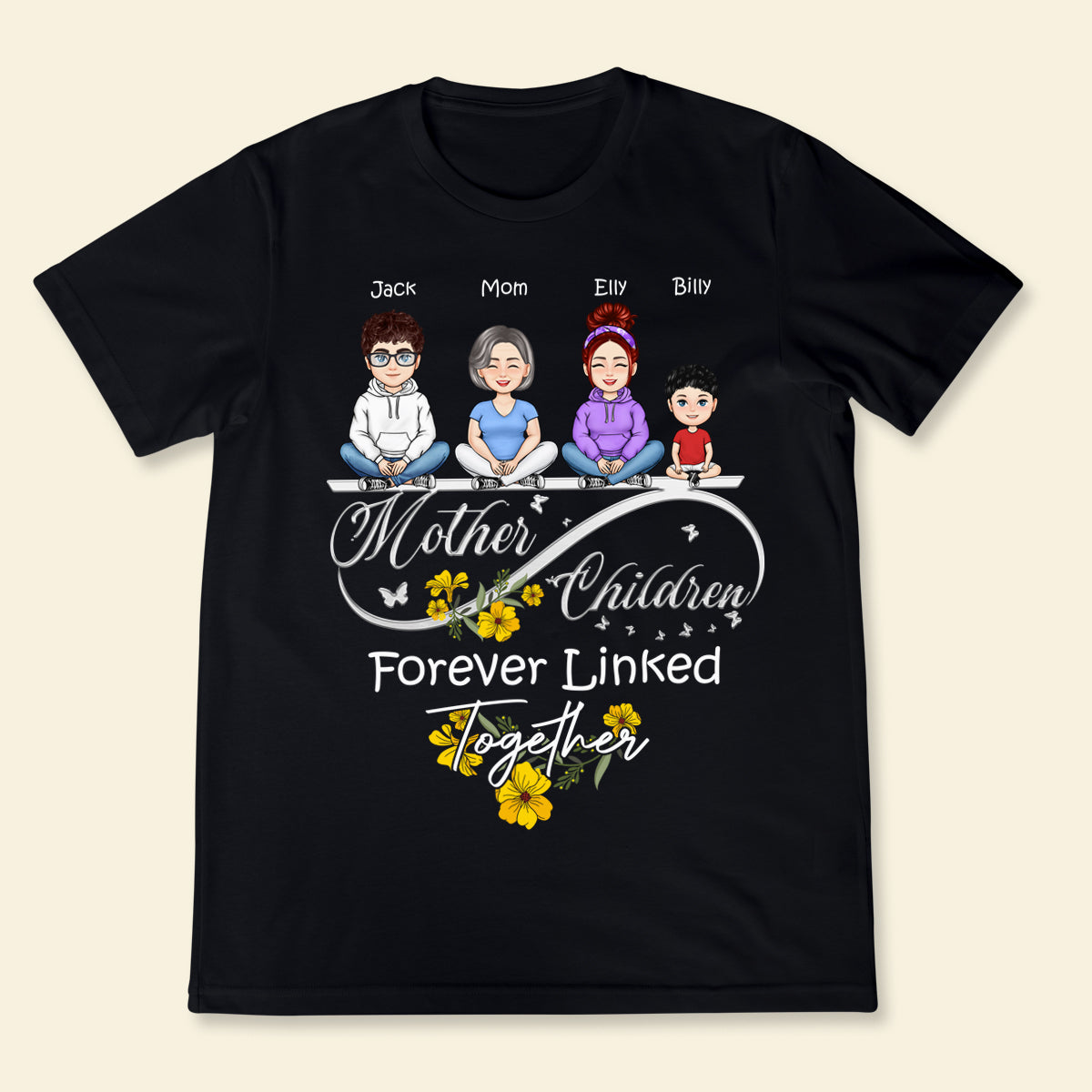 Mother & Children - Personalized Apprael - Mother's Day, Gift For Mother banner3_8ef93408-dddc-4685-be44-0a2005f360d2.jpg