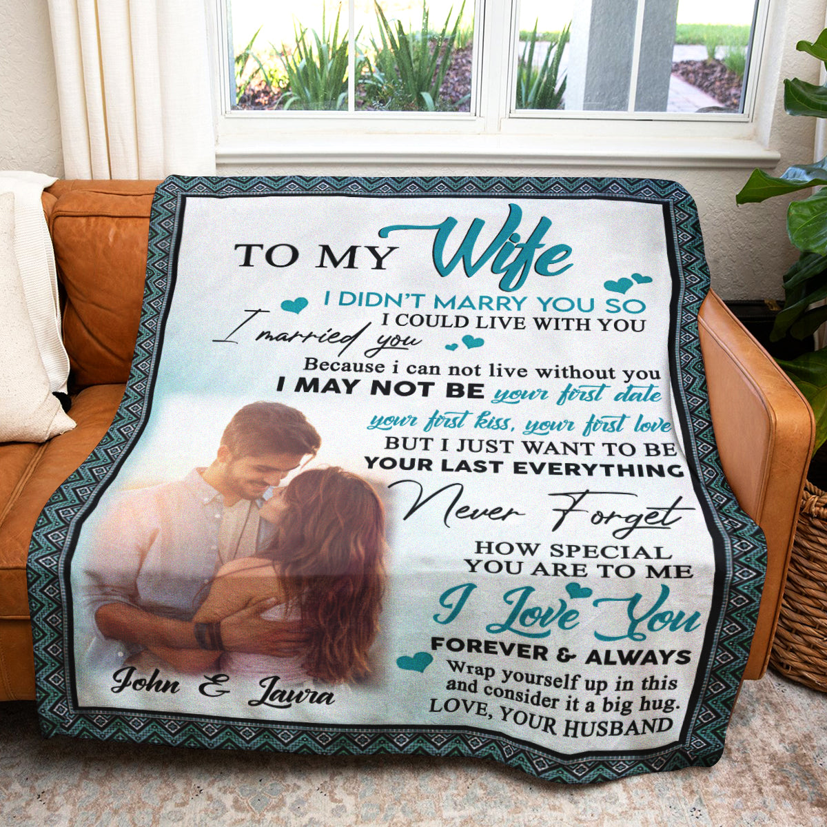 Gift For Wife Blanket, Wolf To My Wife Never Forget How Special You Are To Me Upload Photo banner3_94b62786-f47a-4a30-ad9c-3b54ba83822a.jpg