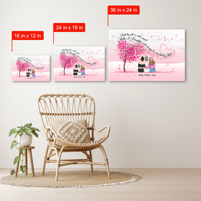 Mother & Daughters Forever Linked Together - Personalized Canvas - Mother's day Gift banner3_adad373a-9e0f-4adf-ab7f-dc0fe07cac42.jpg