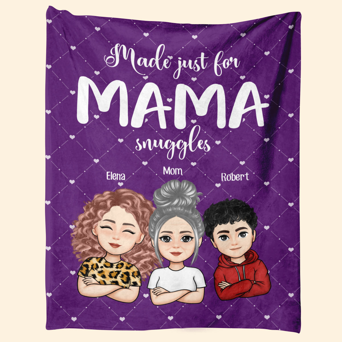 Mama Snuggles - Personalized Blanket - Loving, Birthday Gift For Mom, Mother's Day banner3_daf92640-a4c5-494a-8afd-5aeb8b93b121.jpg