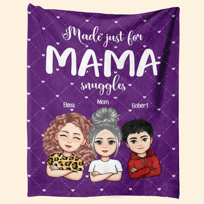 Mama Snuggles - Personalized Blanket - Loving, Birthday Gift For Mom, Mother's Day banner3_daf92640-a4c5-494a-8afd-5aeb8b93b121.jpg