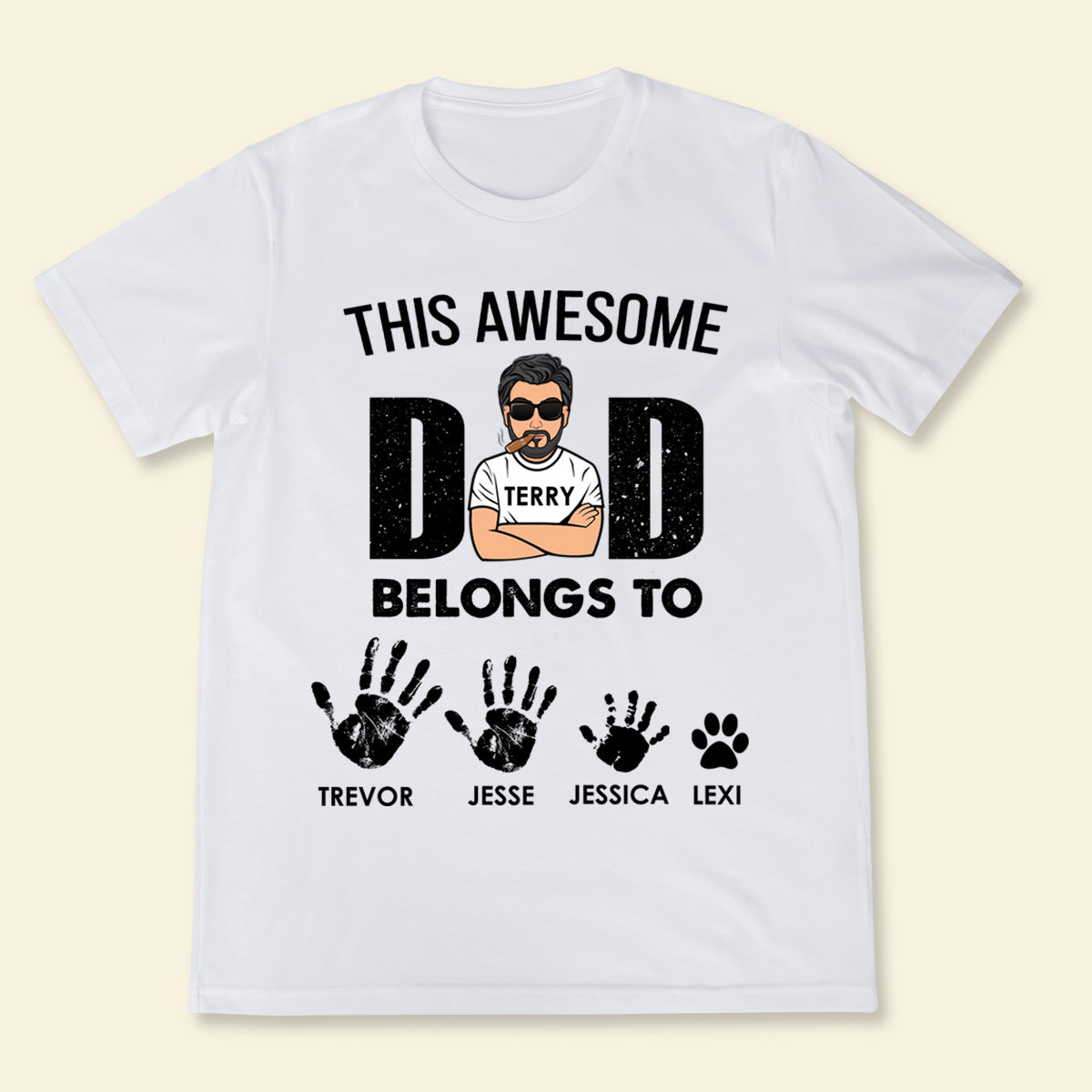 Awesome Dad Belongs To Kids Custom Apparel Gift For Father banner3_f77a054c-d95b-46e8-b77c-73b55fcc395f.jpg