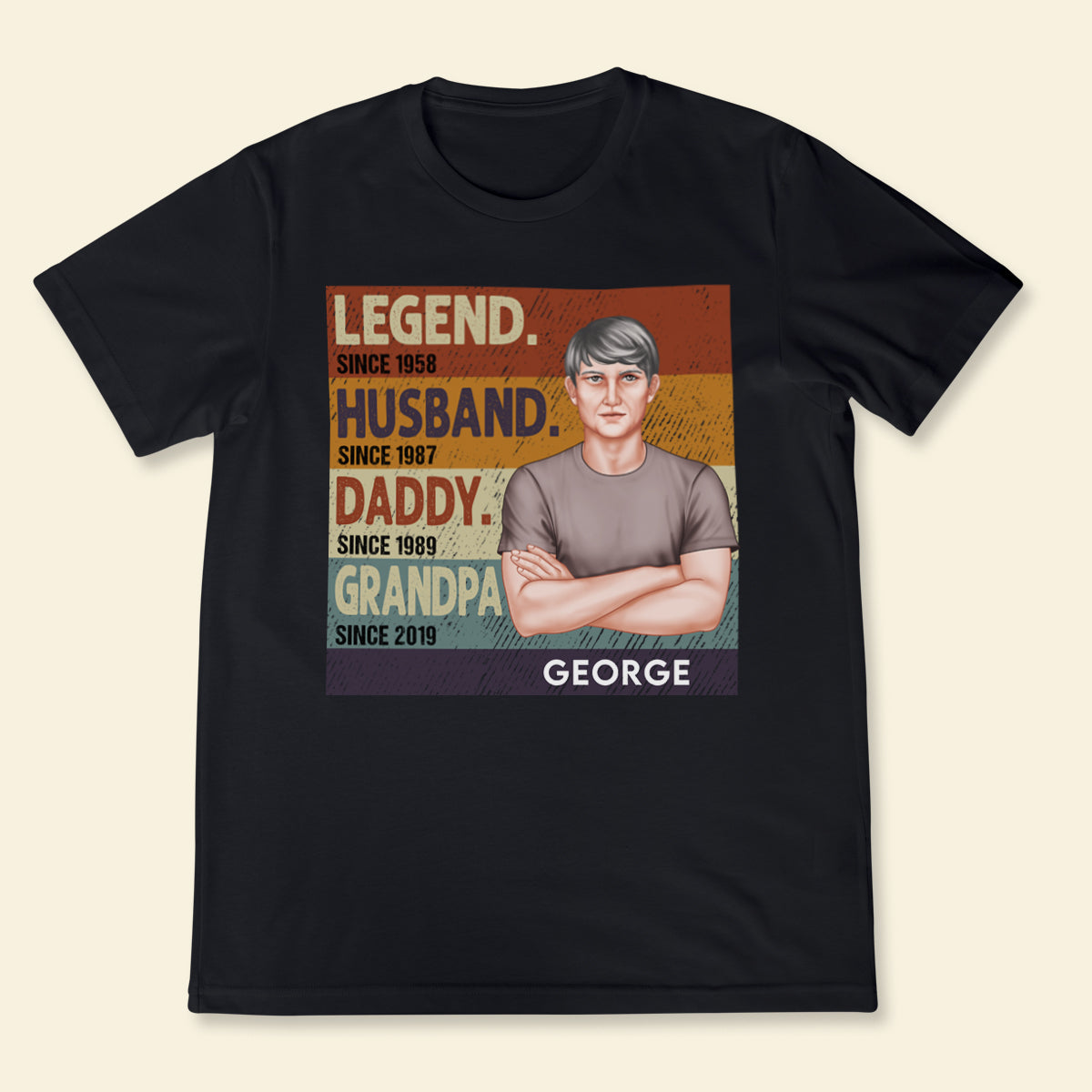 Dad Grandpa Crossed Arm Legend Retro - Personalized Apprael - Gift For Father banner3_f9e151cc-b0a1-4eaf-81b3-14db557d4140.jpg