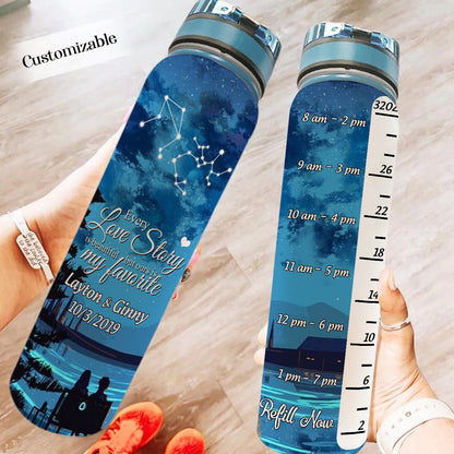 Our Story Began This Night - Personalized Water Tracker Bottle - Gift For Couple banner4.4_1.jpg