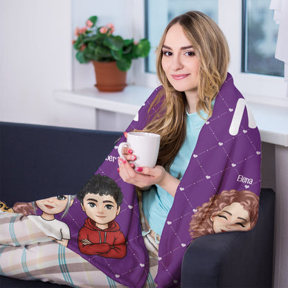 Mama Snuggles - Personalized Blanket - Loving, Birthday Gift For Mom, Mother's Day banner4_03224588-a913-4c4f-84e5-b446a528eaf4.jpg