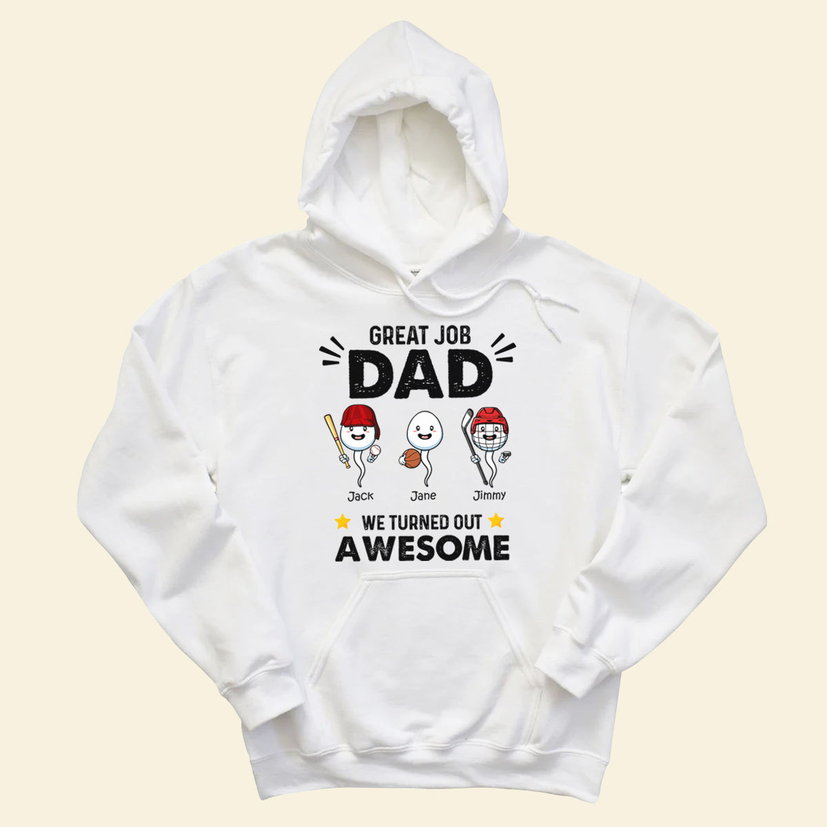 Sports Great Job Dad - Personalized Shirt - Gift For Father, Husband banner4_10281790-49a5-48bb-9571-719ec5e1fce6.jpg