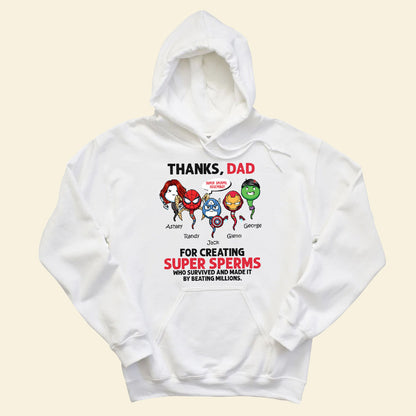 Thanks Dad Superheroes - Personalized Apparel - Gift For Father, Dad, Daddy, Father's Day banner4_2b1798e5-ab28-4c1d-9136-dffdee8dbd89.jpg