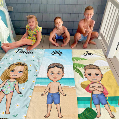 Family Summer Vacation - Personalized Beach Towel - Gift For Family, Friends banner4_5c21aa72-cc2c-4dfe-a426-ee59d9722942.jpg