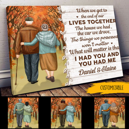 Lives Together, I Had You And You Had Me - Personalized Canvas - Gift For Couple banner4_802d3196-680b-4079-9a30-0c7111f16c91.jpg