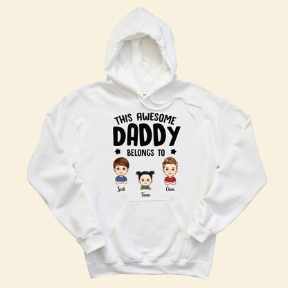 This Daddy Belongs To Cute Kid Face - Personalized Apprael - Father's Day, Gift For Father banner4_82cac2ad-2cb7-472f-9f67-d00f5435188a.jpg