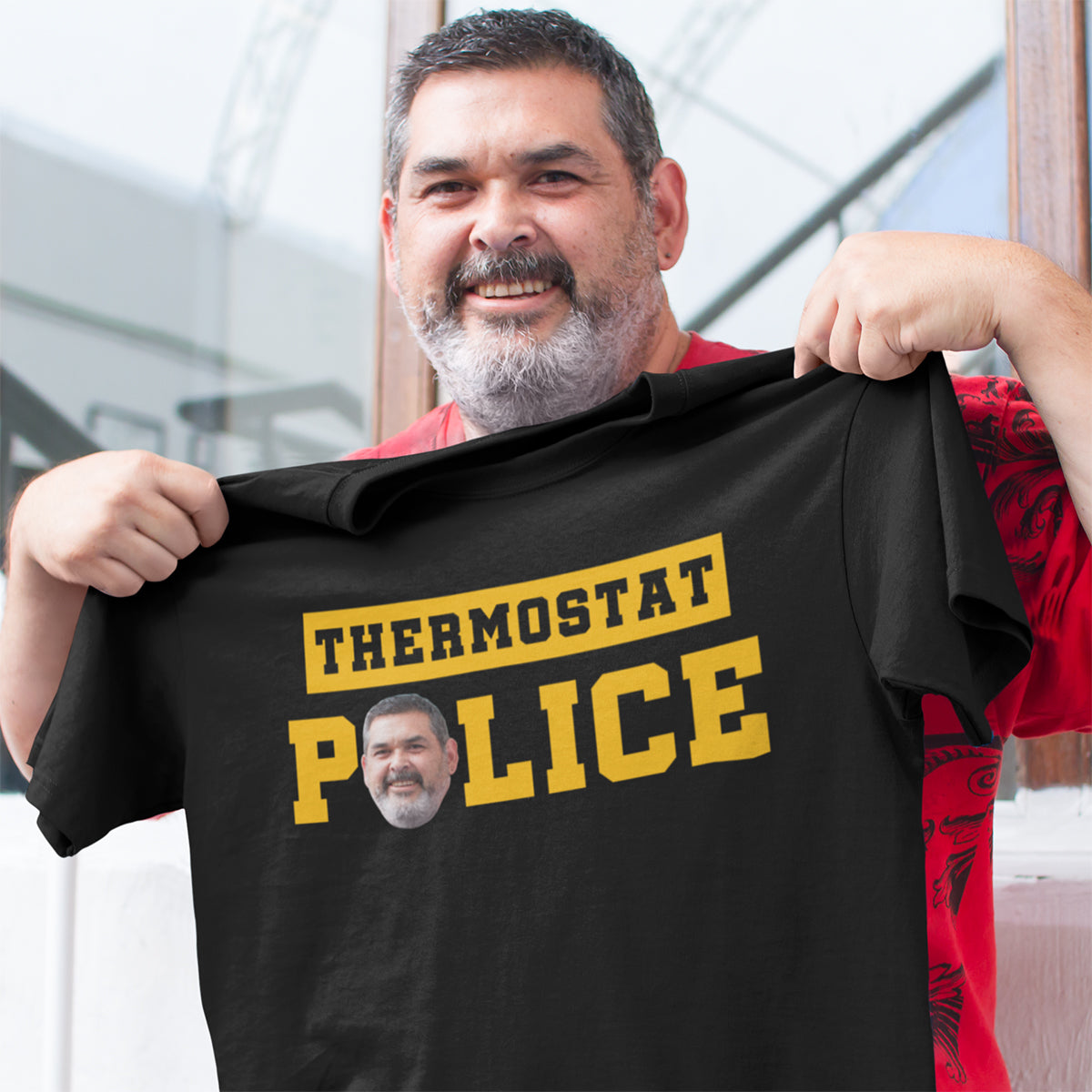 Custom Face Thermostat Police - Personalized Apparel - Funny Gift For Dad, Father's Day banner4_c94df2f8-358c-4dba-a3d8-f11aff163052.jpg
