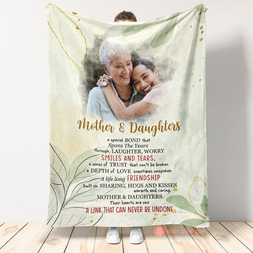 Mother And Daughter, A Life Long Friendship - Personalized Blanket - Mother's Day Gift For Mom, Mother, Mama banner5_2482a30e-a303-4e26-a90c-ba5d70571549.jpg