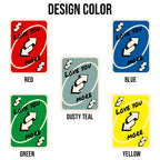 I Love You More - Personalized Portrait Poke Card