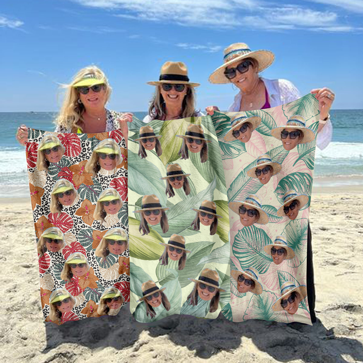 Custom Face - Personalized Beach Towel - Gift For Family Members, Friends, Summer Vacation banner5_acdd3c7a-8c5c-4357-9ab7-6b17f7dfc58e.jpg