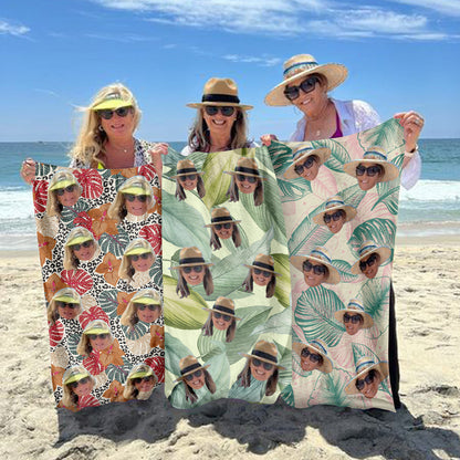 Custom Face - Personalized Beach Towel - Gift For Family Members, Friends, Summer Vacation banner5_acdd3c7a-8c5c-4357-9ab7-6b17f7dfc58e.jpg