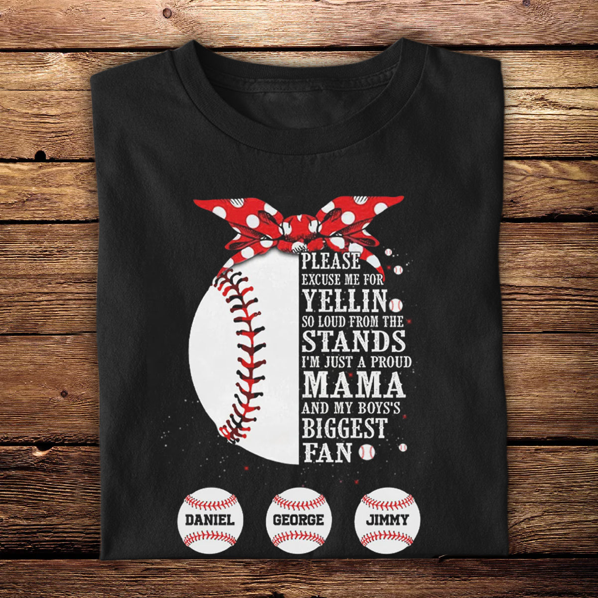 I'm Just A Proud Mama And My Son's Biggest Fan - Personalized Apparel - Gift For Mom banner5_b981992b-3425-4797-afdb-6def246a0ce6.jpg